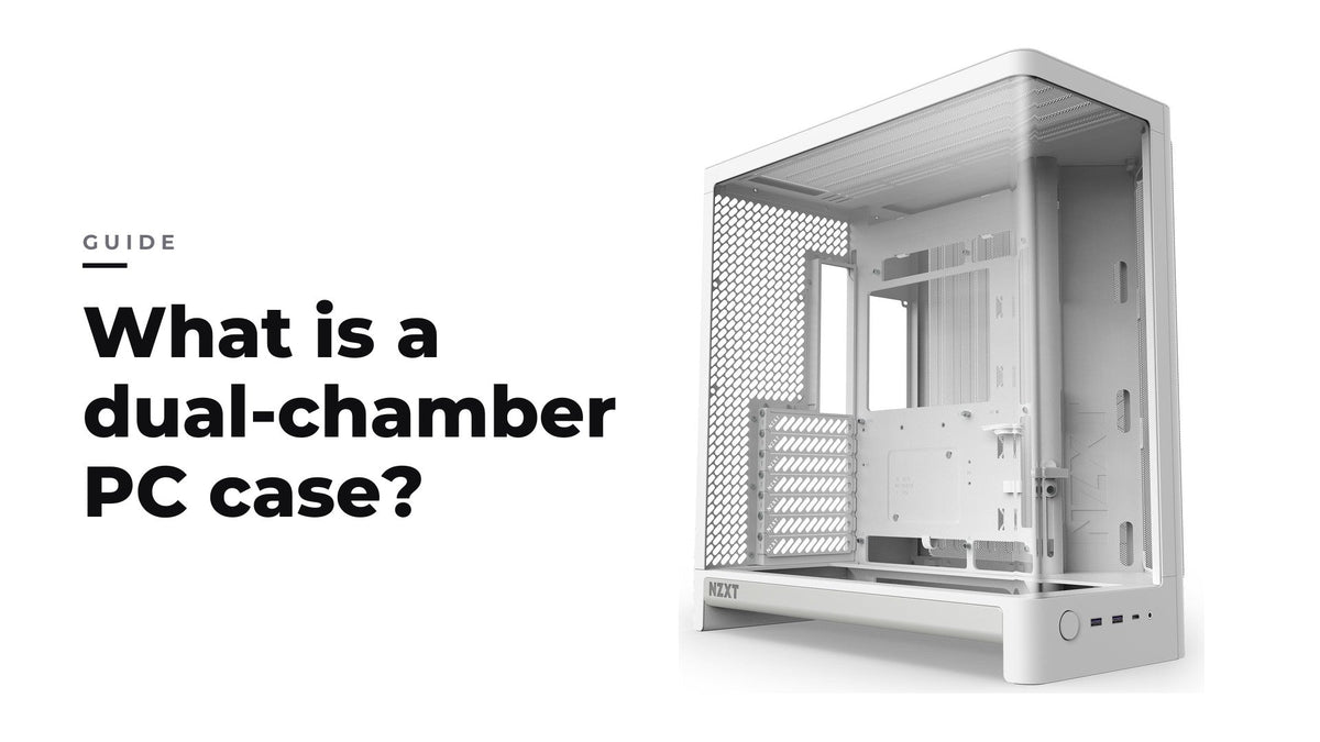 What is a dual-chamber PC case? NZXT H6 in white