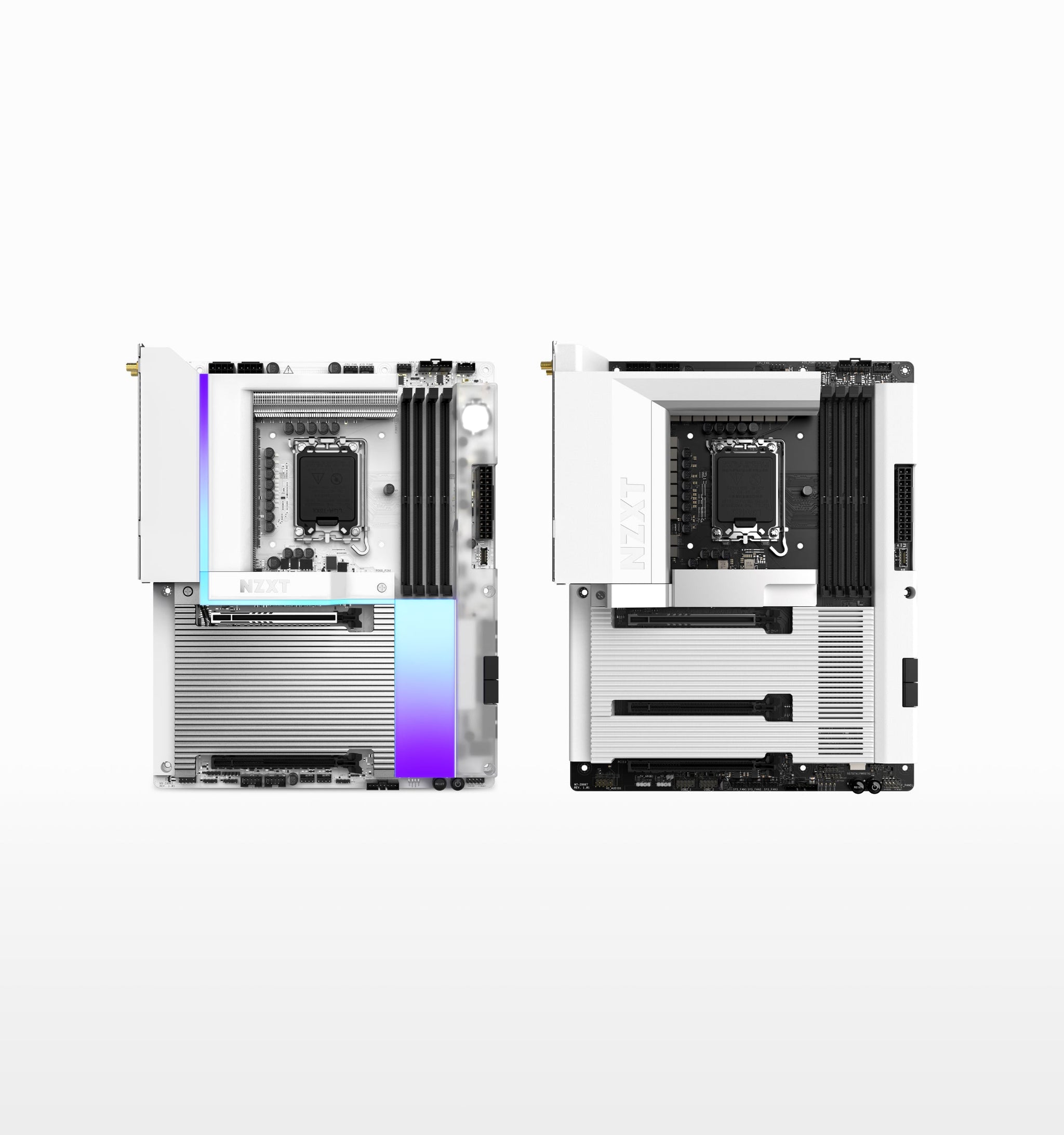 Nzxt All White Motherboard NZXT PC Motherboards Intel AMD ATX