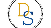 A logo with overlapping gold D and blue S letters inside a double black circle. Below, Dunia Storage.com is handwritten in black.