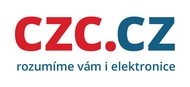 Logo with large text CZC.CZ in red and blue, and smaller Czech slogan rozumíme vám i elektronice underneath, meaning we understand you and electronics.