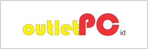 Logo for outletPC id with outlet in yellow lowercase letters, PC in bold red uppercase letters, and id in small black lowercase letters on a white background.