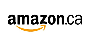 The image shows the Amazon Canada logo, featuring the text amazon.ca in black with a yellow curved arrow beneath, resembling a smile, on a white background.
