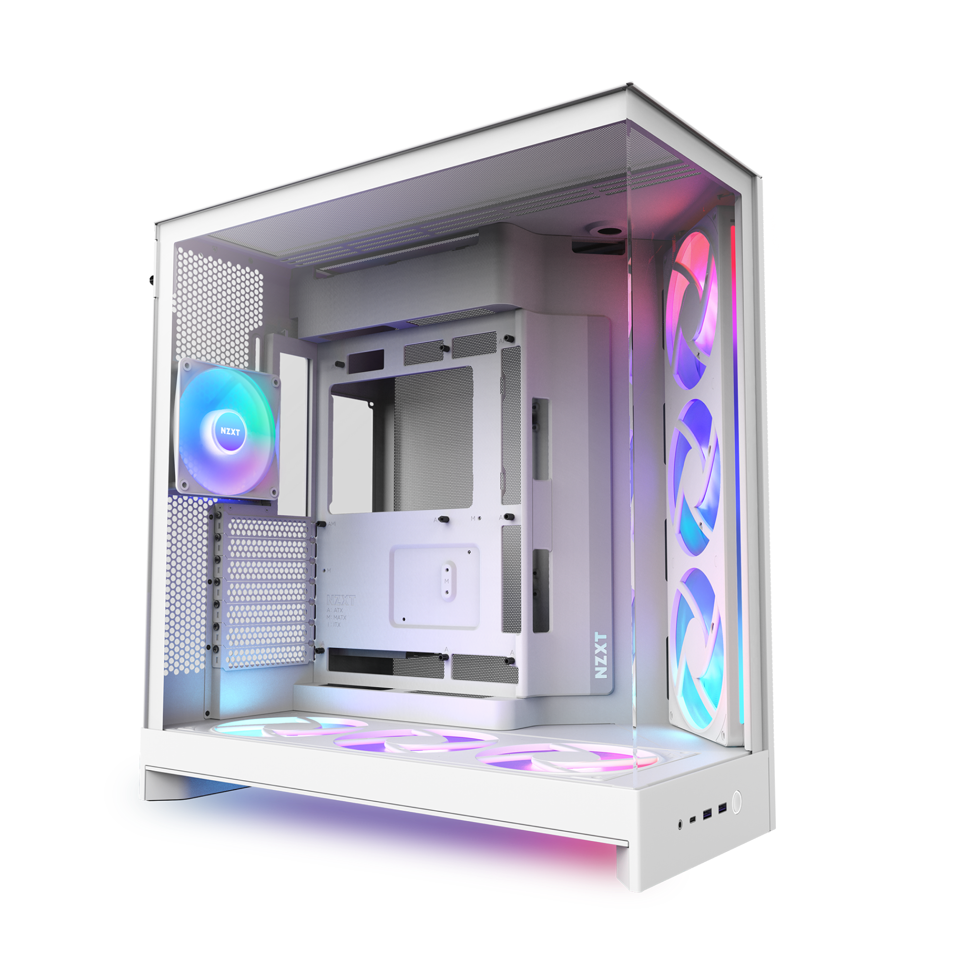 NZXT H9 Elite Flow RGB＋ NZXT | H9 フロー RGB+ | デュアルチャンバー ミッドタワー ATX ケース