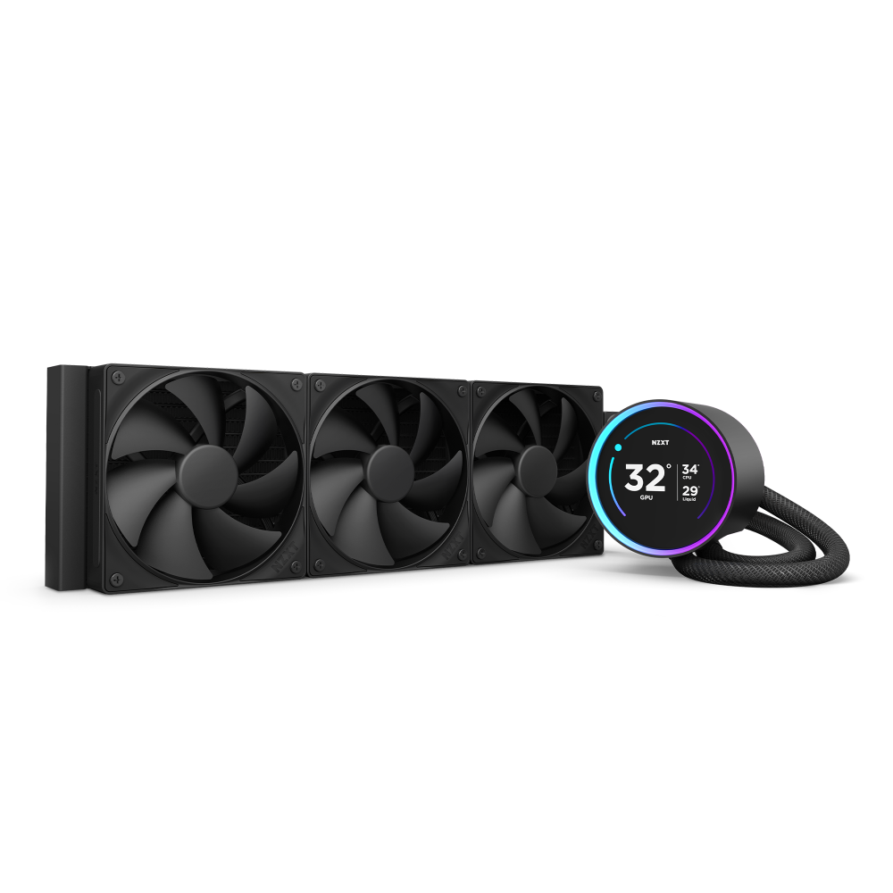 PC用ファン・クーラー NZXT KRAKEN Elite RGB 360 Black NZXT Kraken Elite 360 | 360mm AIO w/ IPS LCD