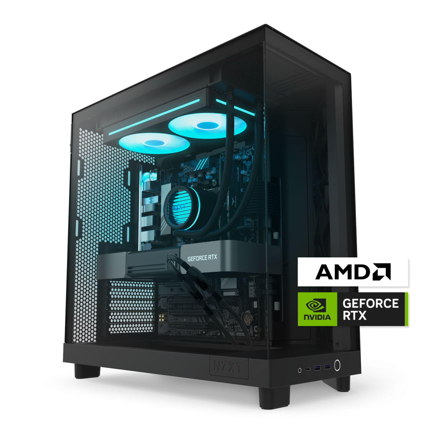 NZXT Player Two | 1440p Prebuilt Gaming PC | RTX 5070