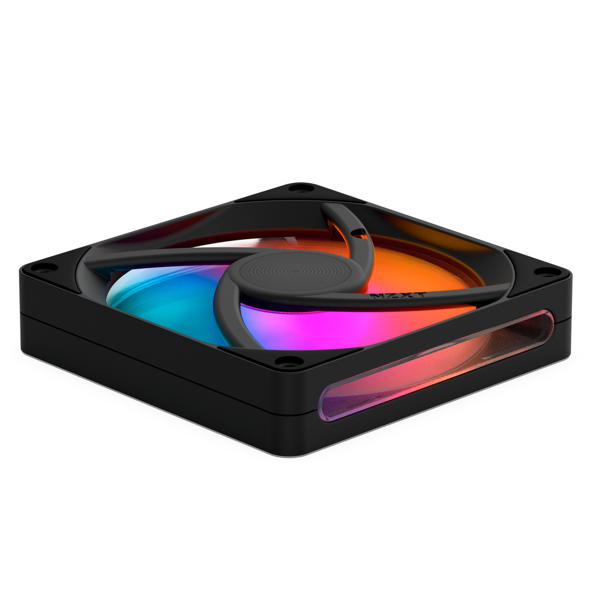 NZXT F120 RGB black, rear view