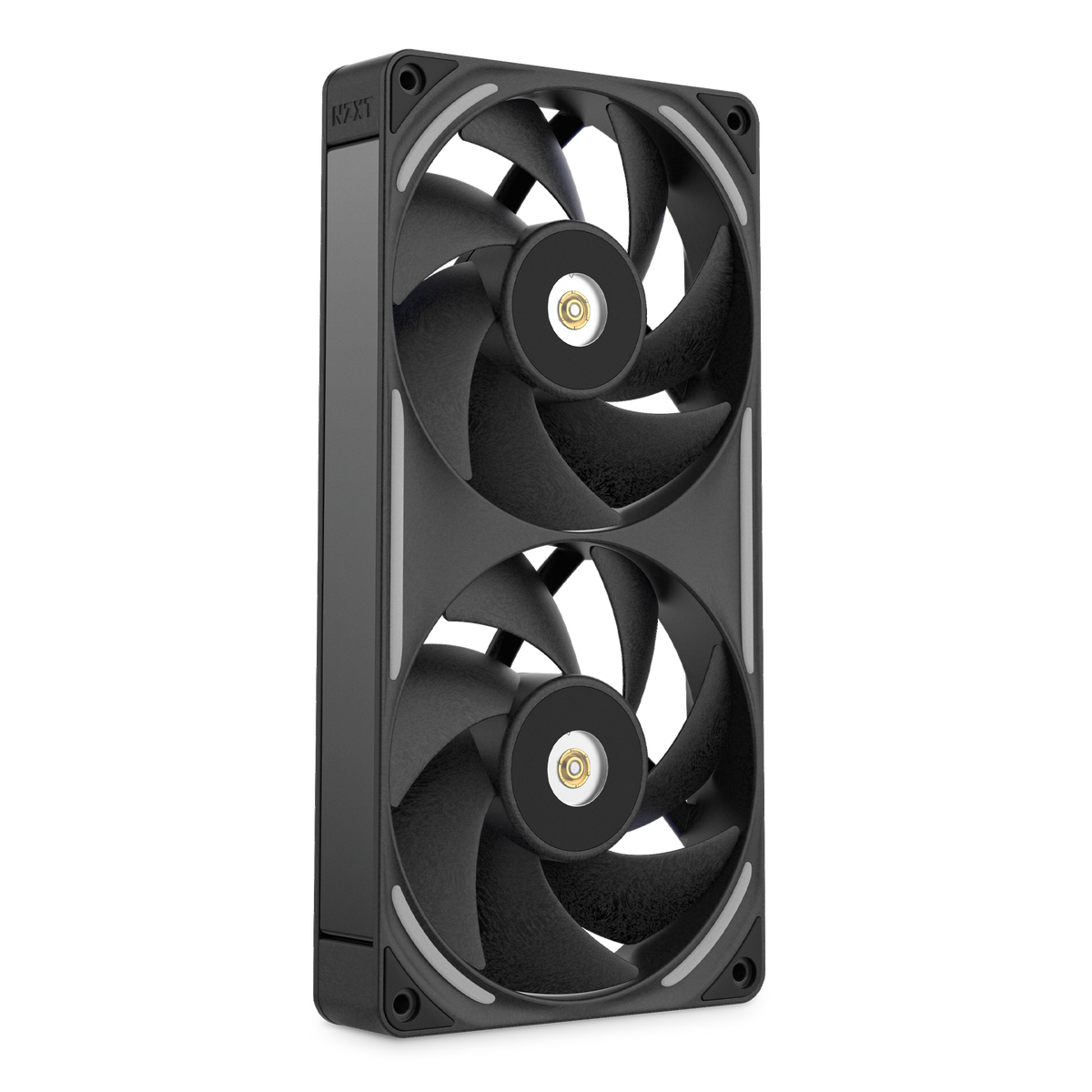 NZXT F240X black two-pack, rear view