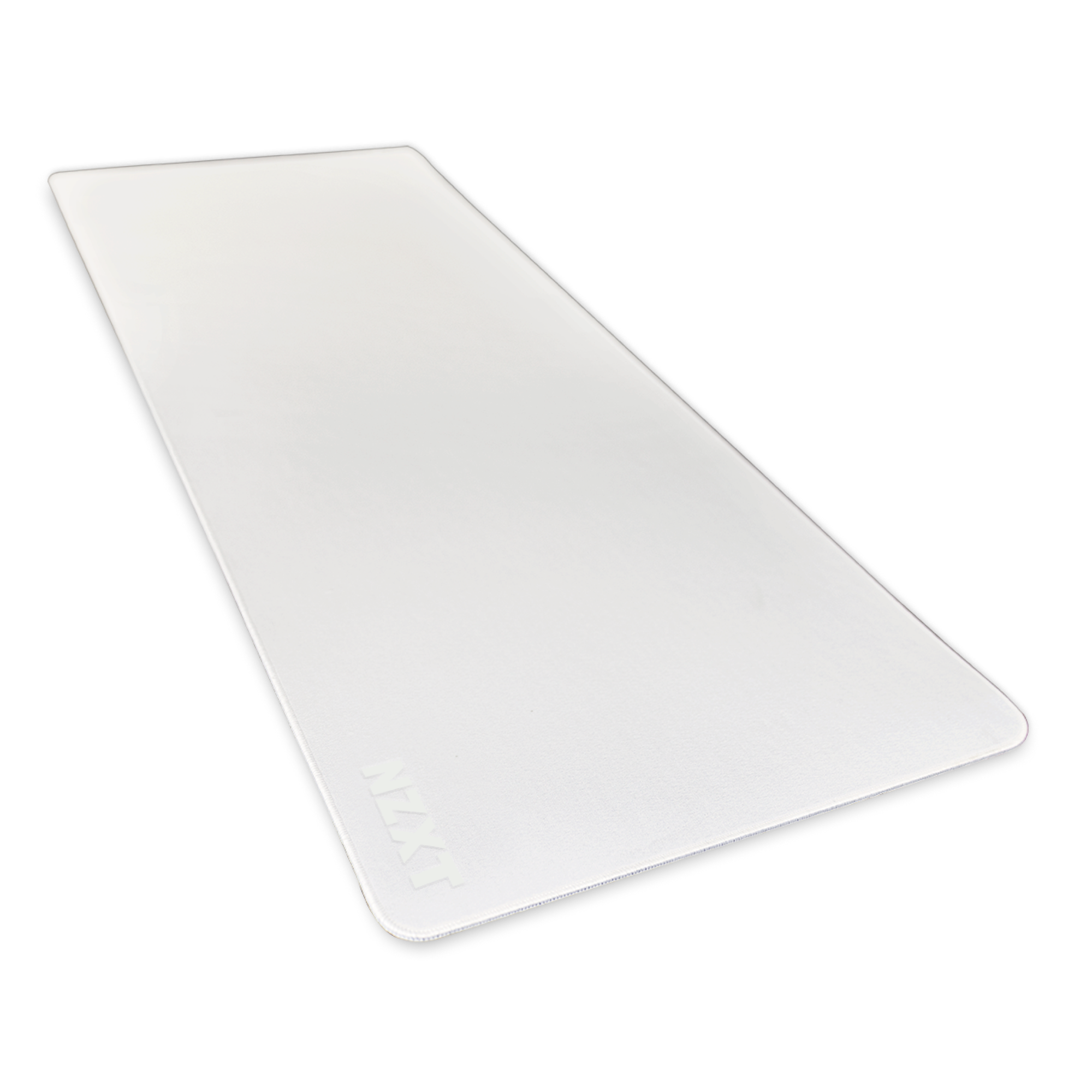 The NZXT MXL900 is a large, rectangular mouse pad with a low-friction surface and rounded corners. The NZXT logo is embossed in one corner. It appears in the image on a plain white background.