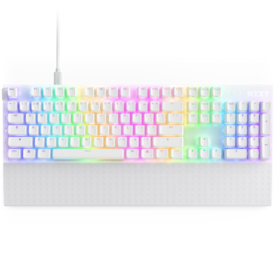 Function 2 Top View with Wrist Rest White