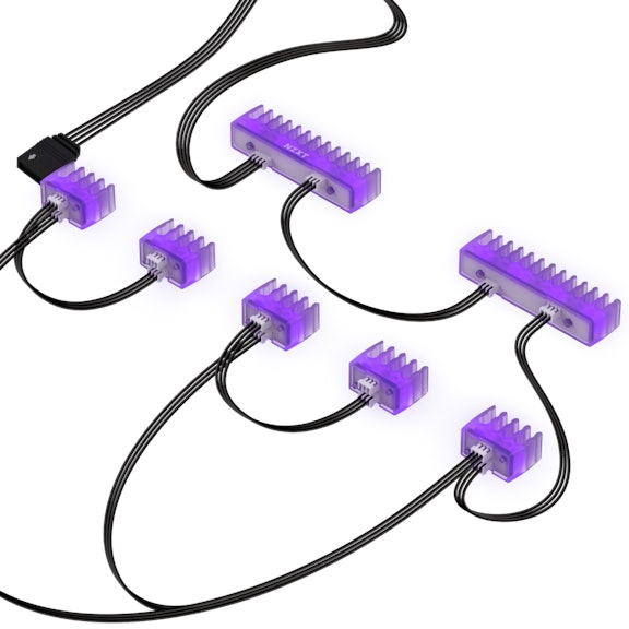 RGB Cable Comb Cables Purple
