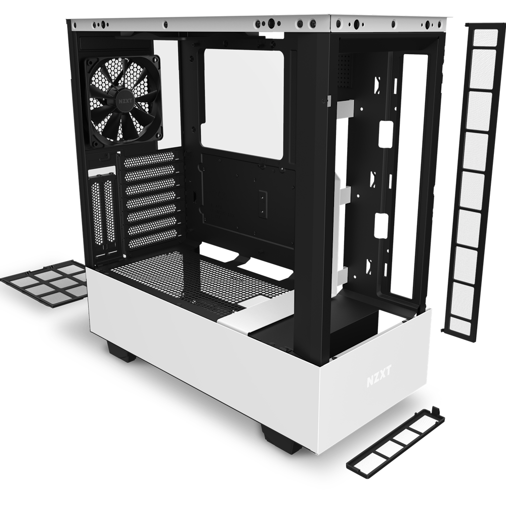 NZXT H510 Compact ATX Mid-Tower PC Gaming Case, Front I/O USB Type