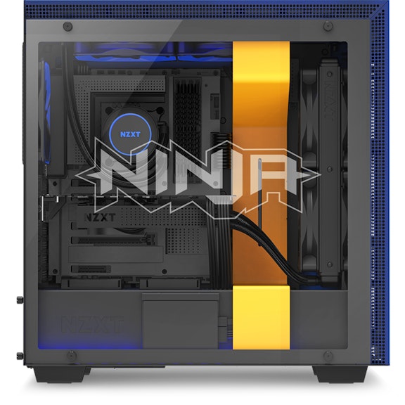 h700i Ninja - with system, with glass, side