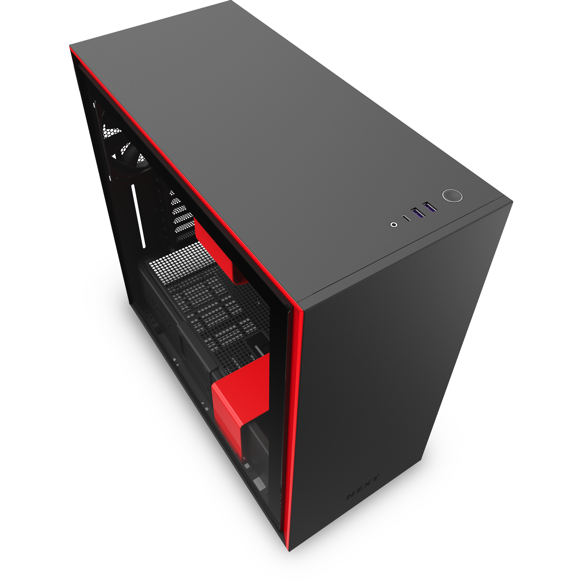 NZXT H710 Red - PCパーツ