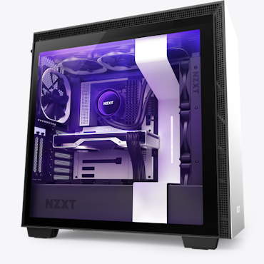 H710i White - with system, angled
