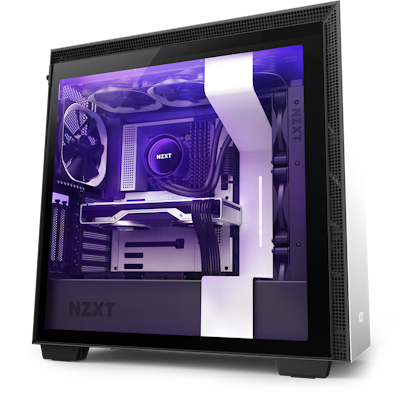 H710i White - with system, angled