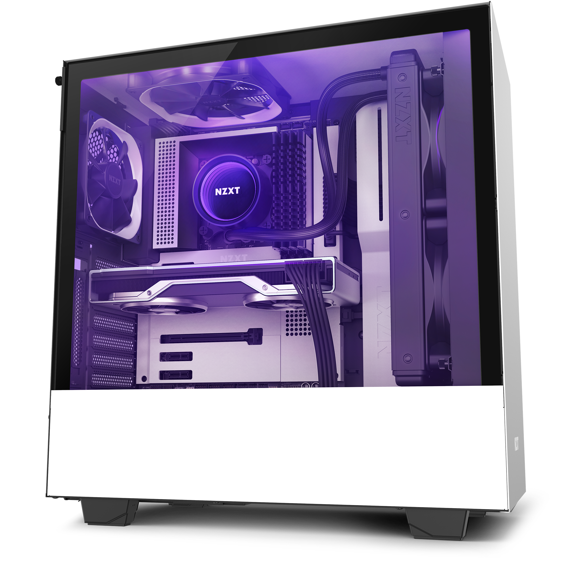 NZXT H510 Elite White Black 強化ガラスモデル - 通販 - guianegro.com.br