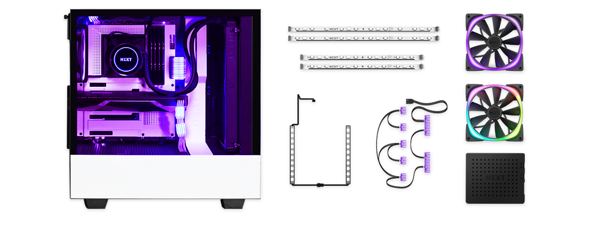 fornuft Hovedgade Ansøgning LED Gaming PC Lighting | PC Components | Gaming PCs | NZXT