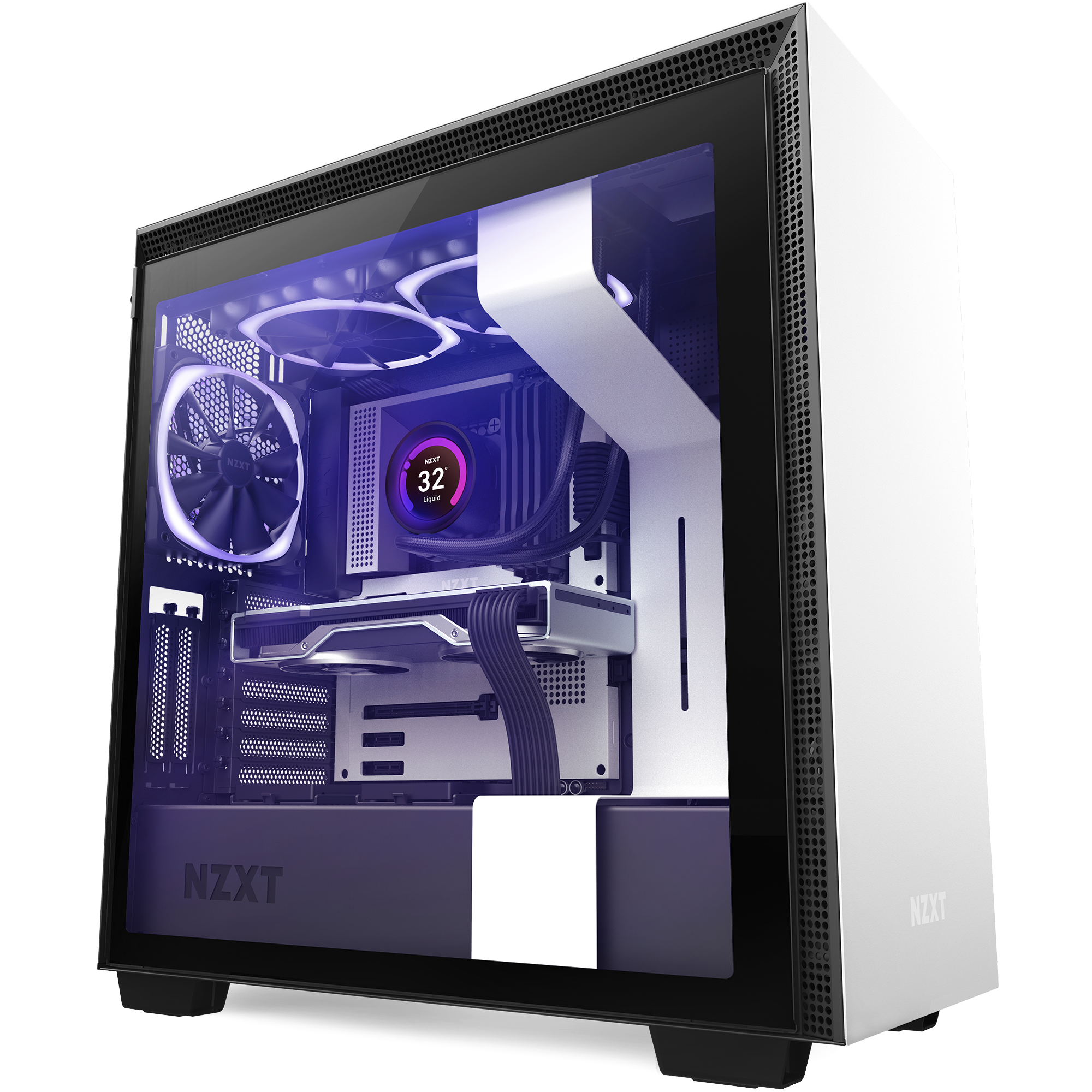 新品未開封】PCケース NZXT H7 FLOW White-