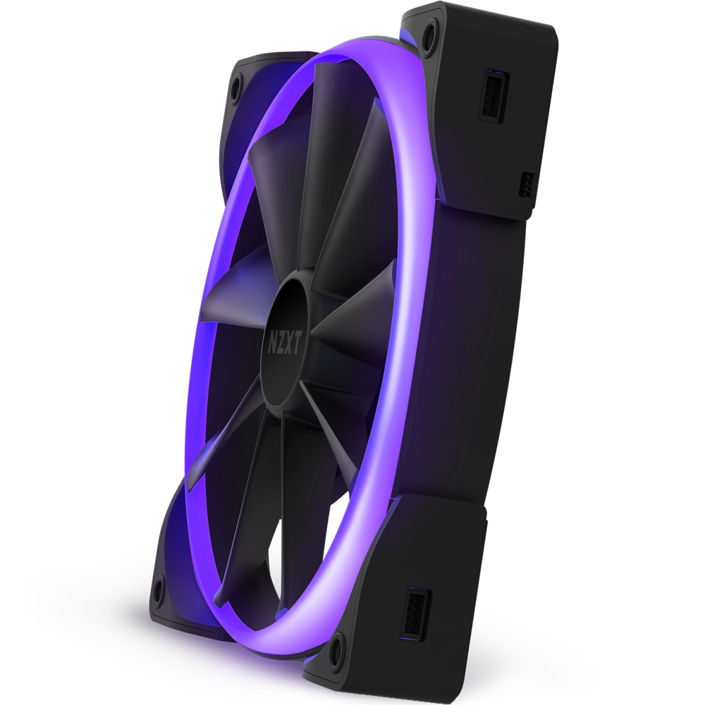 Aer RGB 2 140mm black right side purple