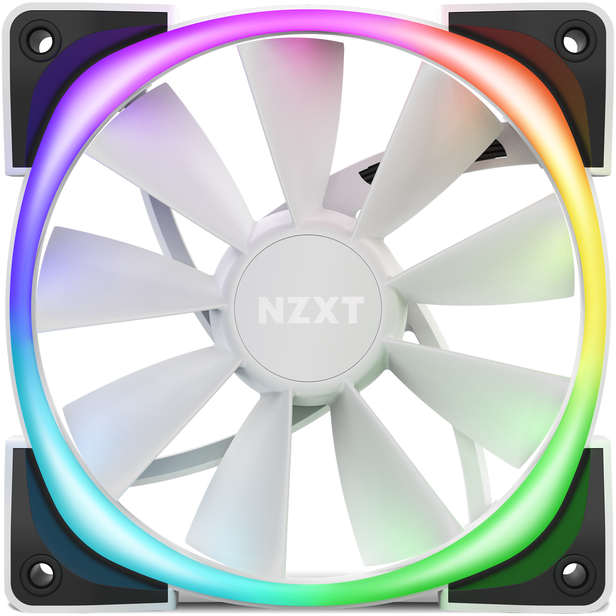 低価お買い得NZXT Aer RGB 2 white 7個 ファンコン付き PCケース(自作PC用)