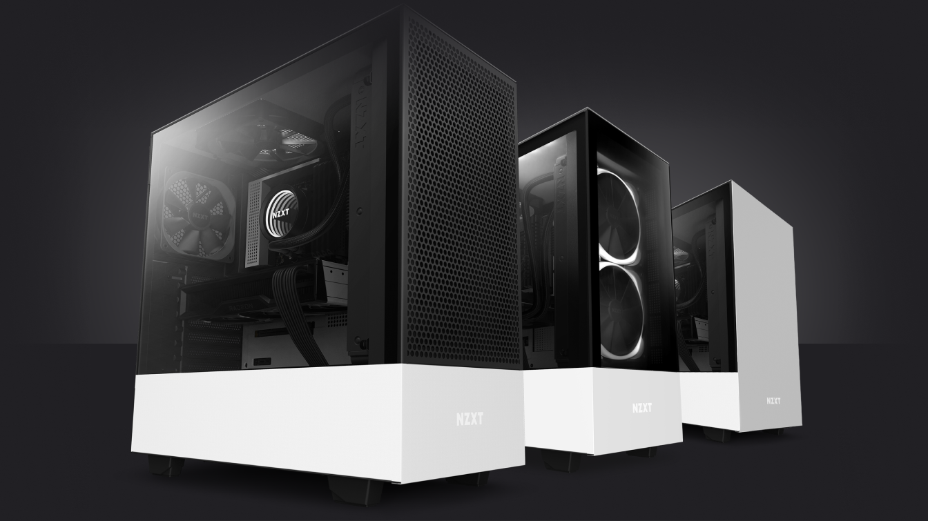 nzxt white computer case