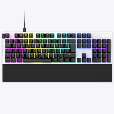 Function Full Size White ISO Top RGB with Wrist Rest