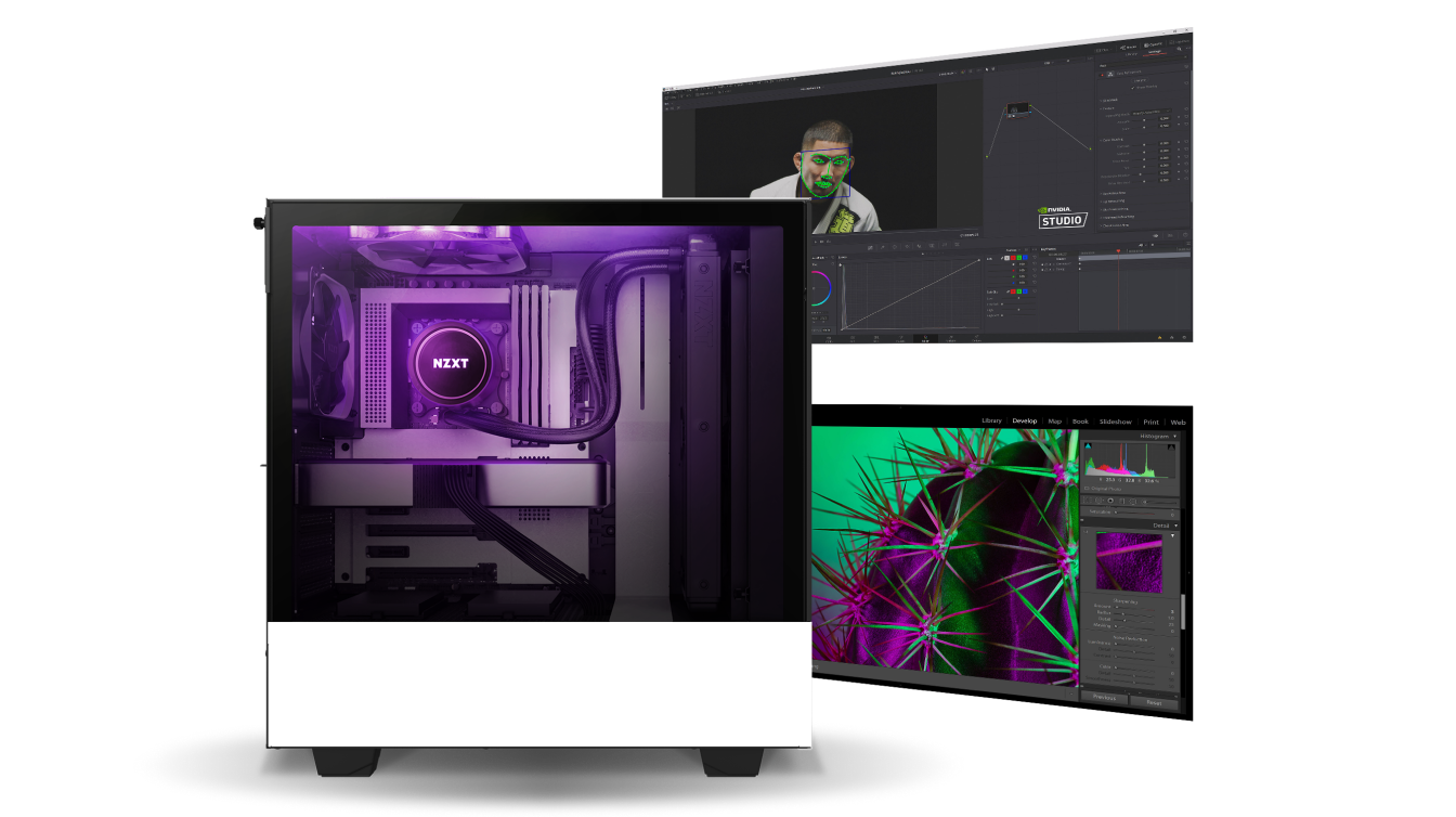 Creator PC with screens