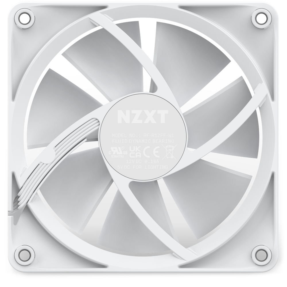 F120 RGB | 120mm PC Cooling Fan | Gaming PCs | NZXT