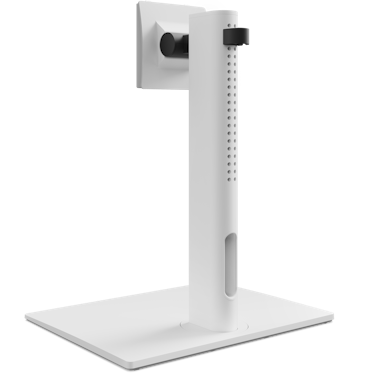 Canvas White Monitor Stand