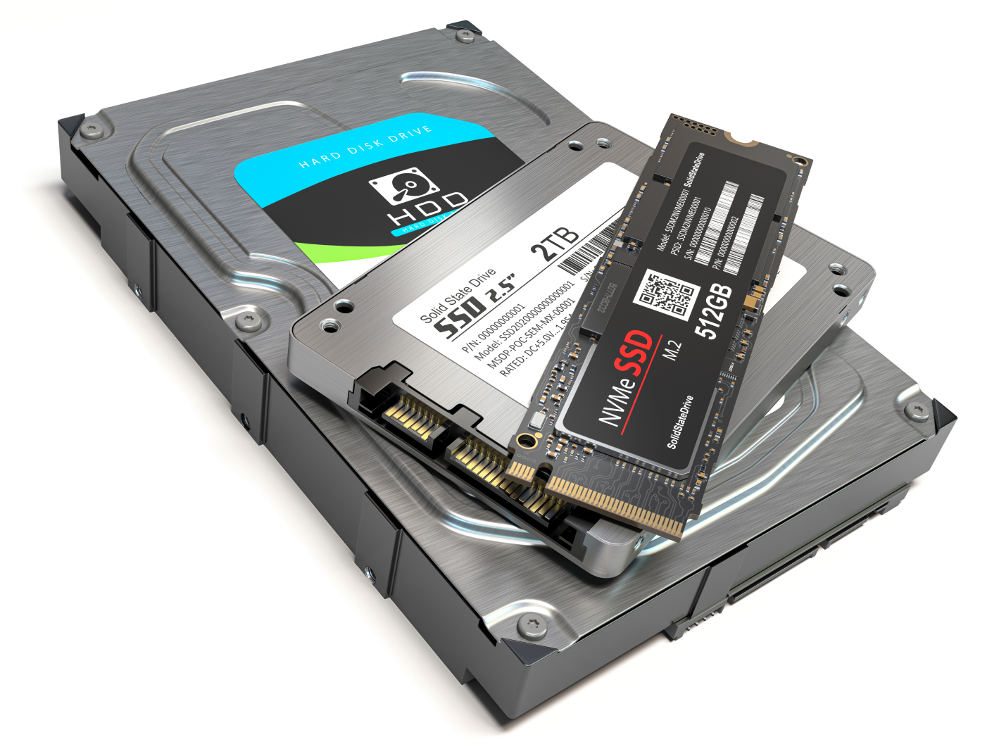 Difference between hard disk drive and on sale solid state drive