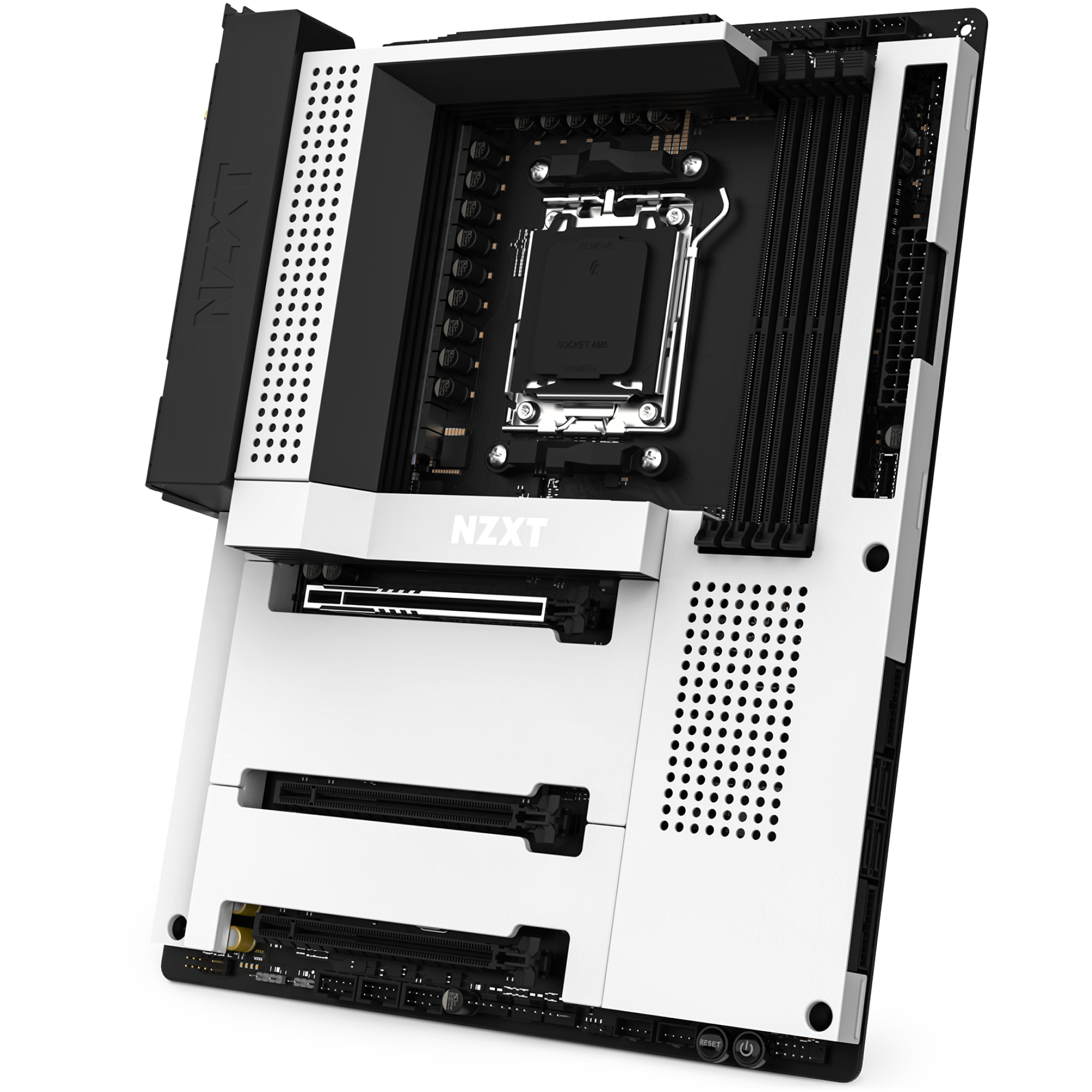 white motherboard pc