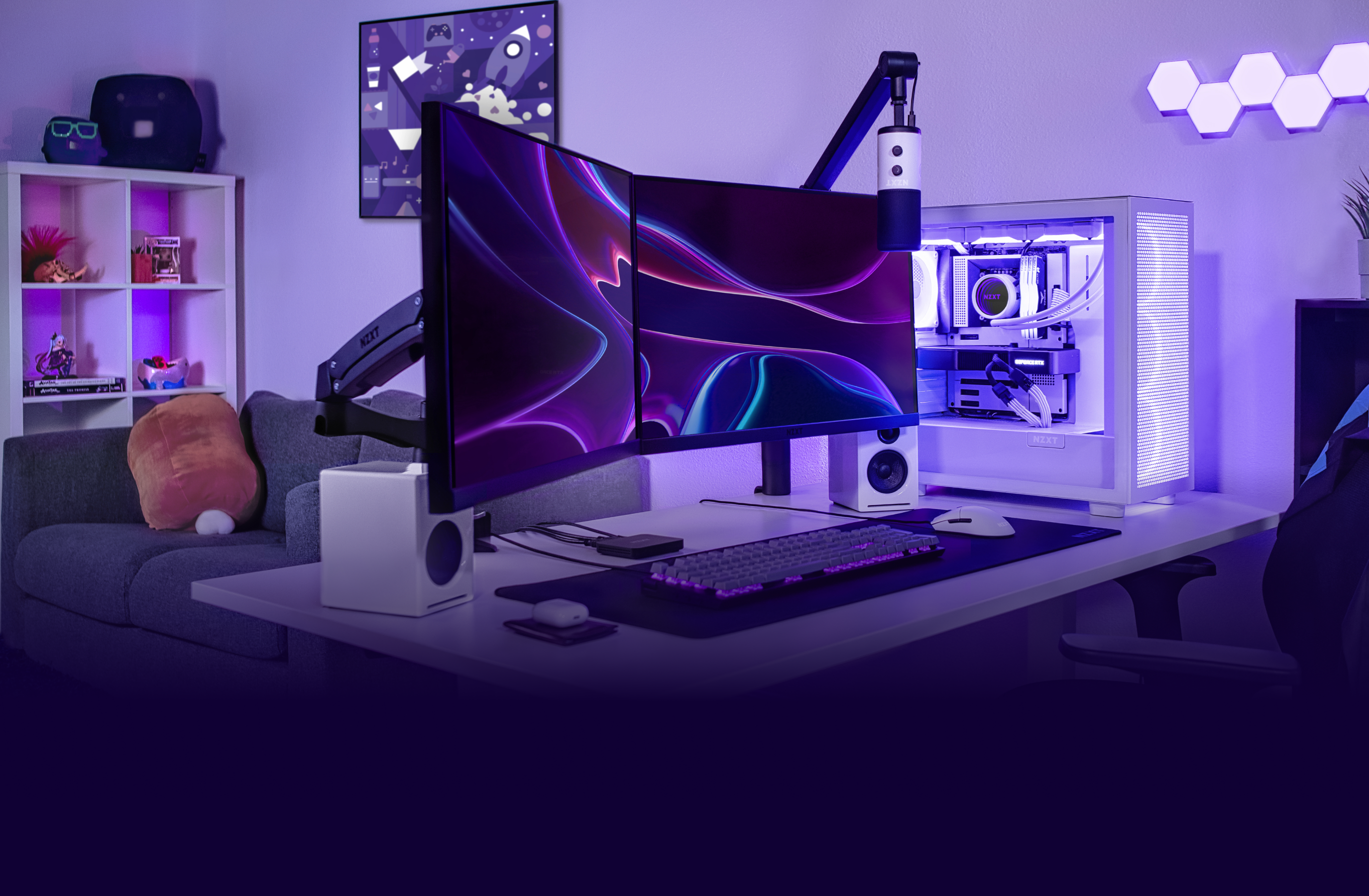 best monitor for nzxt streaming pc