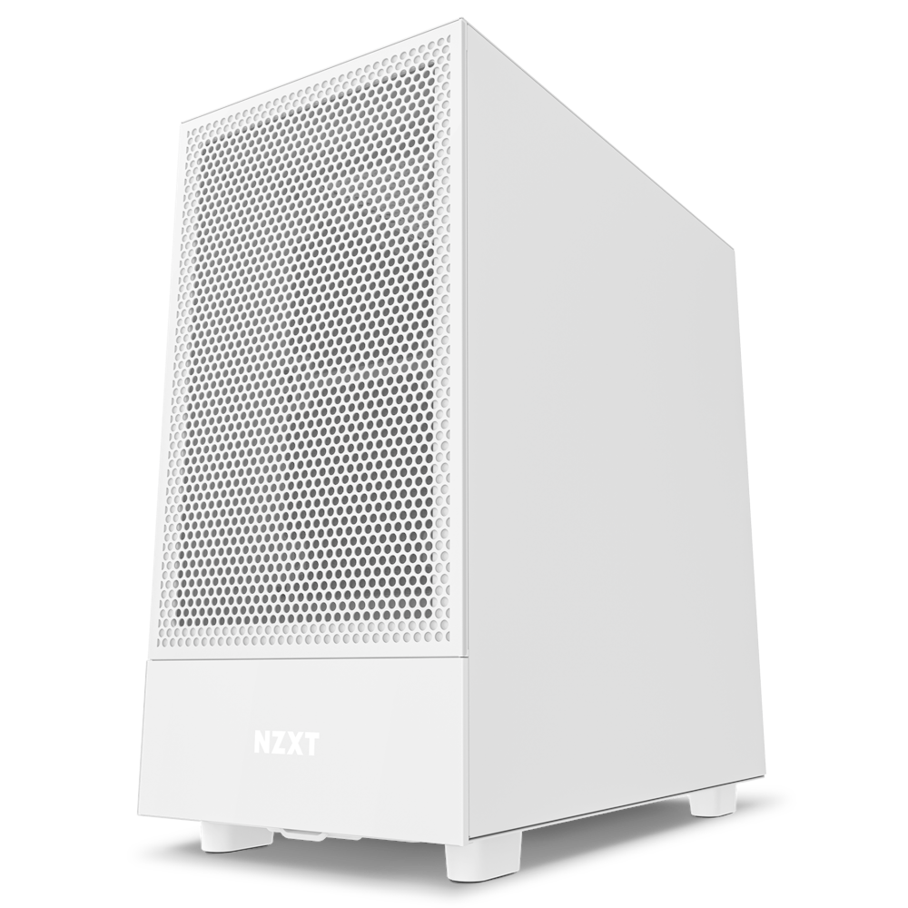 Buy NZXT H5 Flow Edition Mid Tower Case White [CC-H51FW-01]