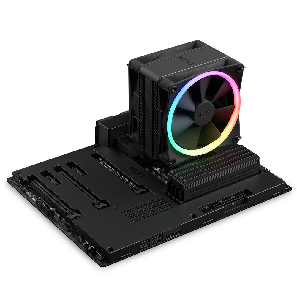 T120 RGB Black on Motherboard