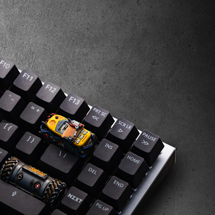 Six Siege Keycaps on NZXT Keyboard Six Siege Keycaps on NZXT Keyboard