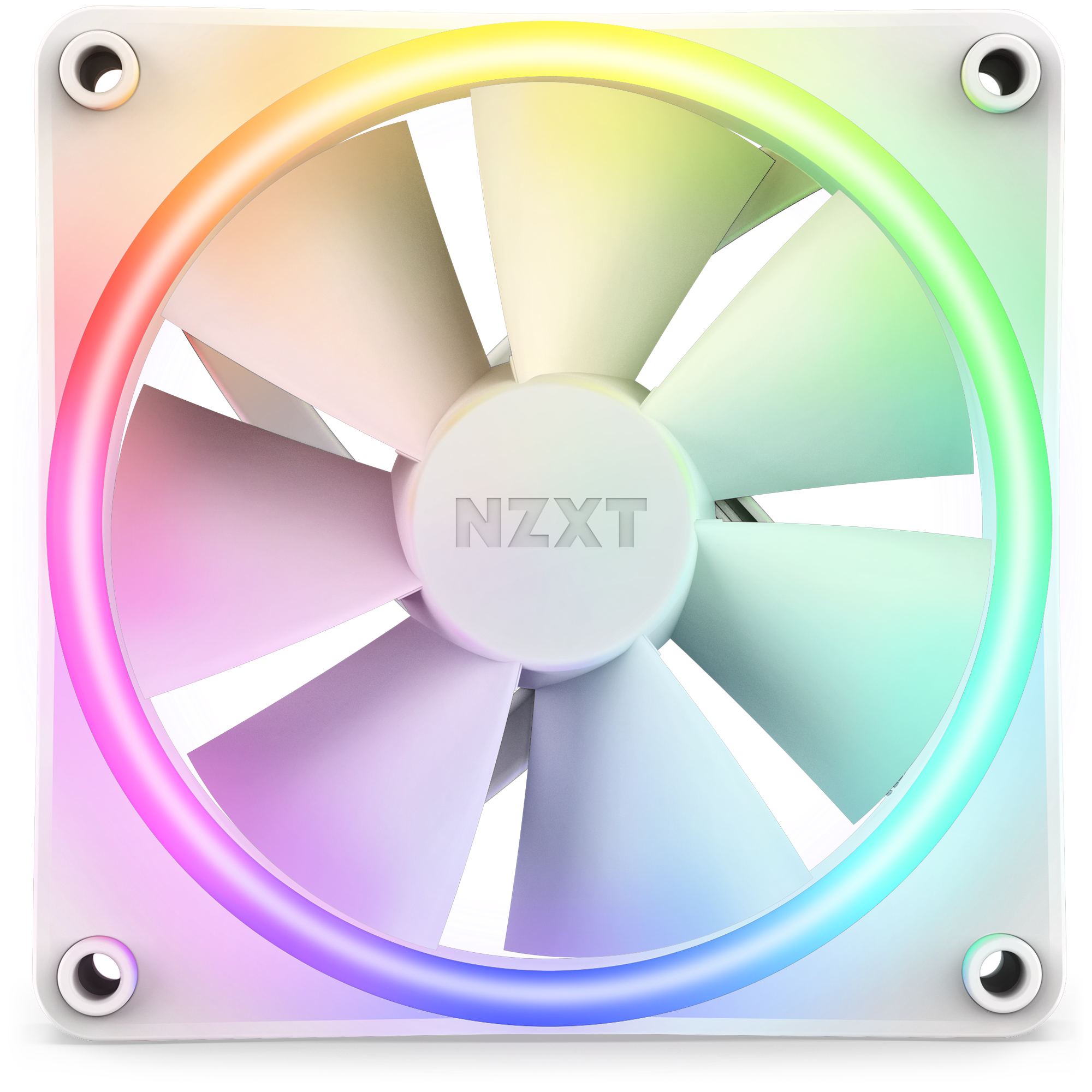 NZXT F120 RGB Duo ３個＋純正ファンコントローラー - PCパーツ