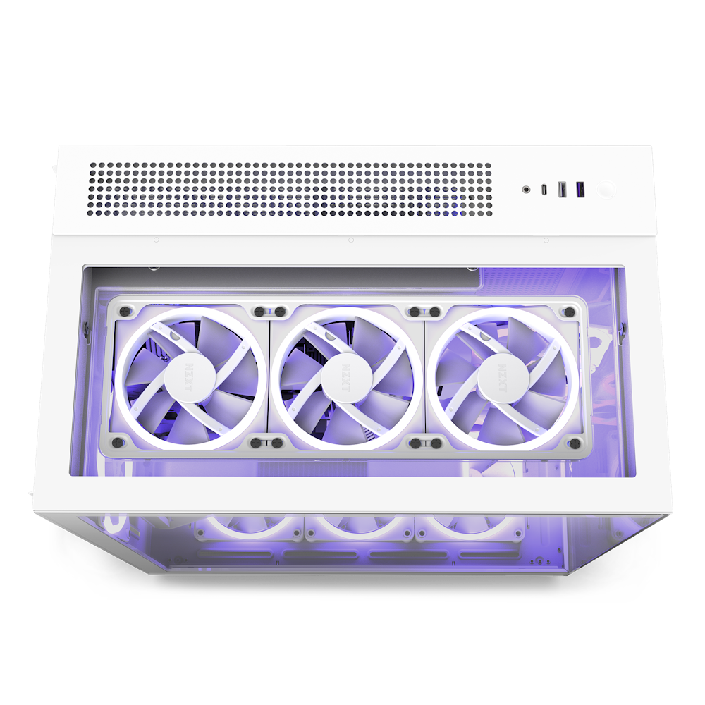 NZXT H9 Flow Mid Tower Case - Matte White for sale online