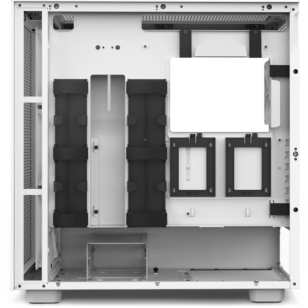 NZXT H7 Flow RGB Mid-Tower Case (White) CM-H71FW-R1 B&H Photo