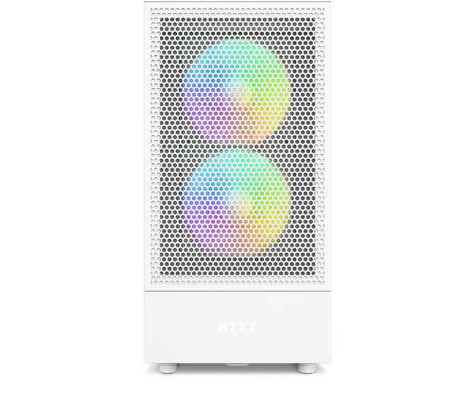 NZXT H5 Flow - All White CC-H51FW-01 White SGCC Steel, Tempered