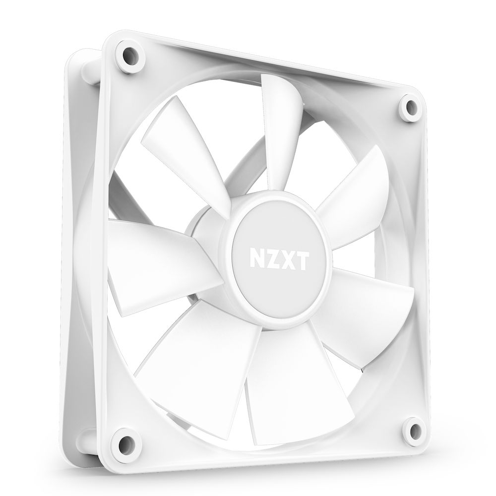 NZXT F120 RGB Core Fan - RF-C12SF-B1 - 120mm Hub-Mounted RGB Fan - Sublime  RGB Lighting - PWM Control - Single, 120mm Case Fan - Black 