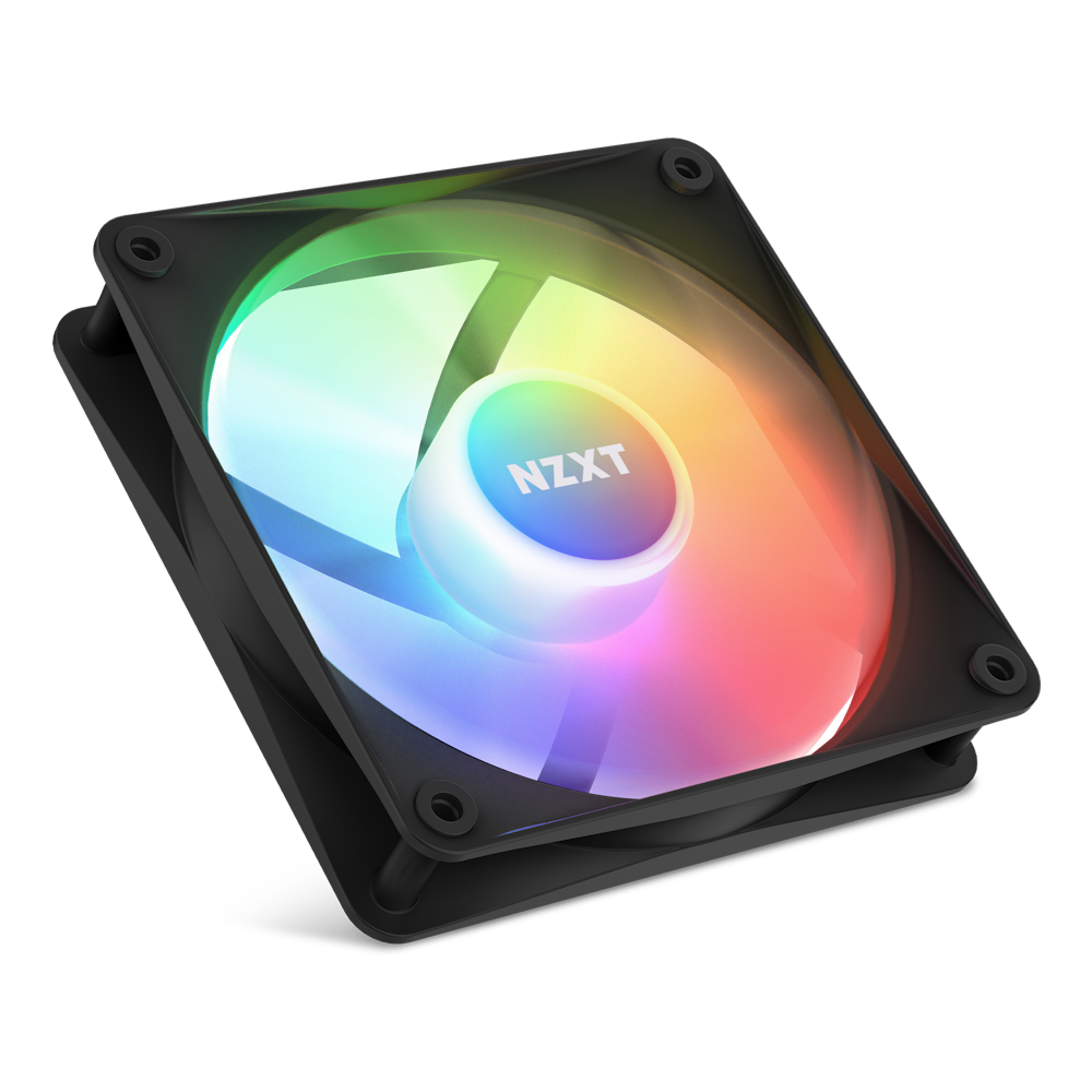 F120 RGB Core Fan- Angled Upward - Black