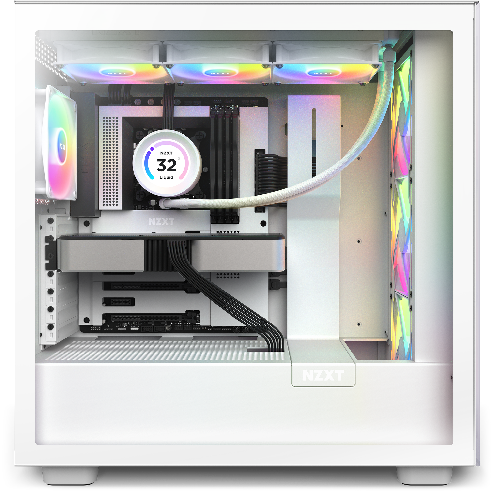 NZXT Kraken Elite 360 RGB White CPU Liquid Cooler