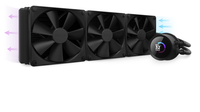 NZXT Kraken 360 All In One 360mm Intel/AMD CPU Water Cooler (2023