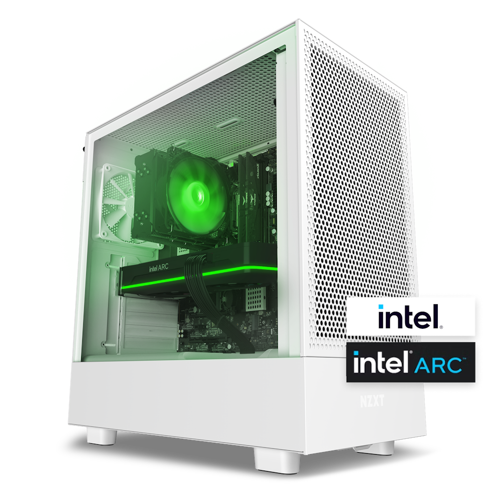 Player: One Intel Arc Edition PC - Hero - White