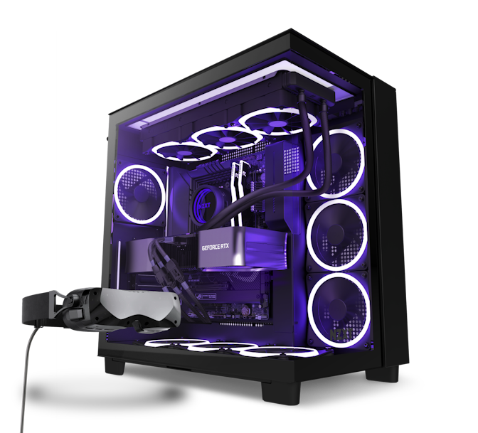 NZXT Player: tres PC Prime con auriculares VR BigScreen