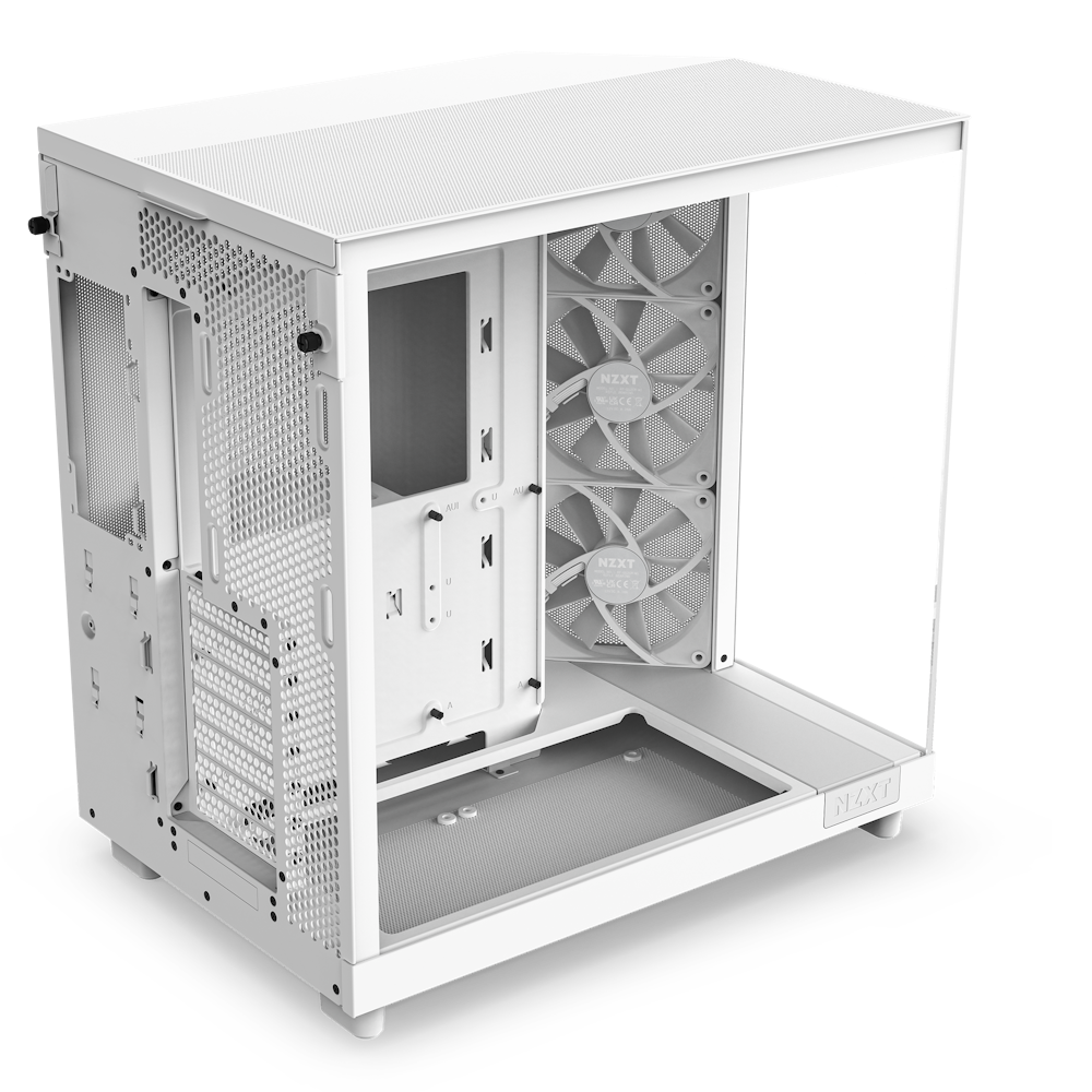 NZXT H7 Flow Matte White Mid Tower Case Vit (CM-H71FW-01)