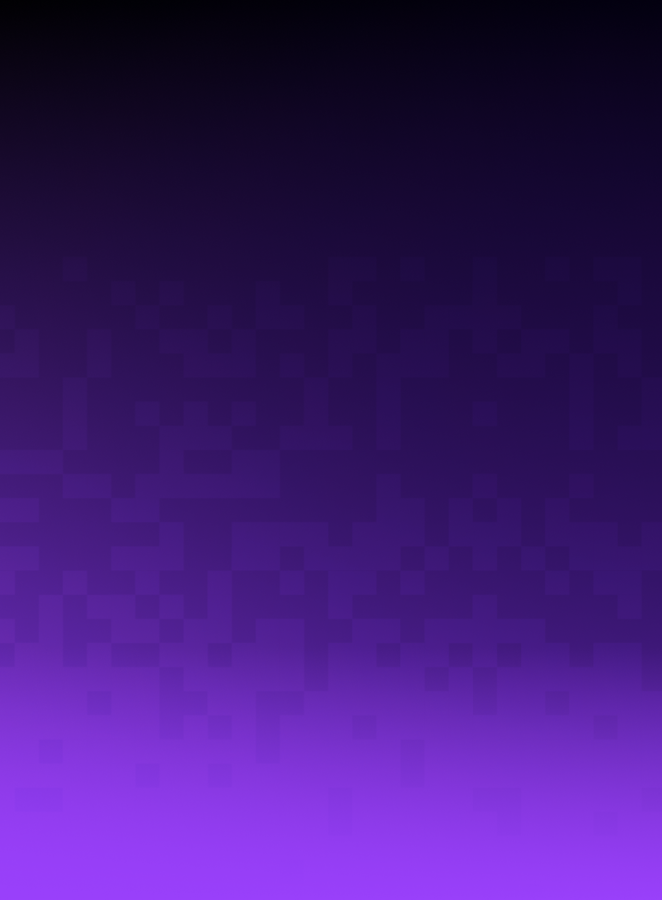 Player: Three Prime - Purple Pixel Gradient
