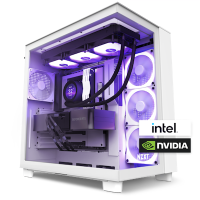 NZXT H9 Elite All White PC Build! 