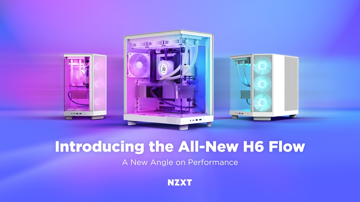 NZXT Announces H6 Flow and H6 Flow RGB Cases