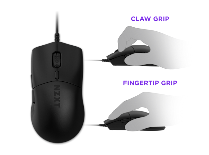 Lift 2 Black Symm Claw and Fingertip grip